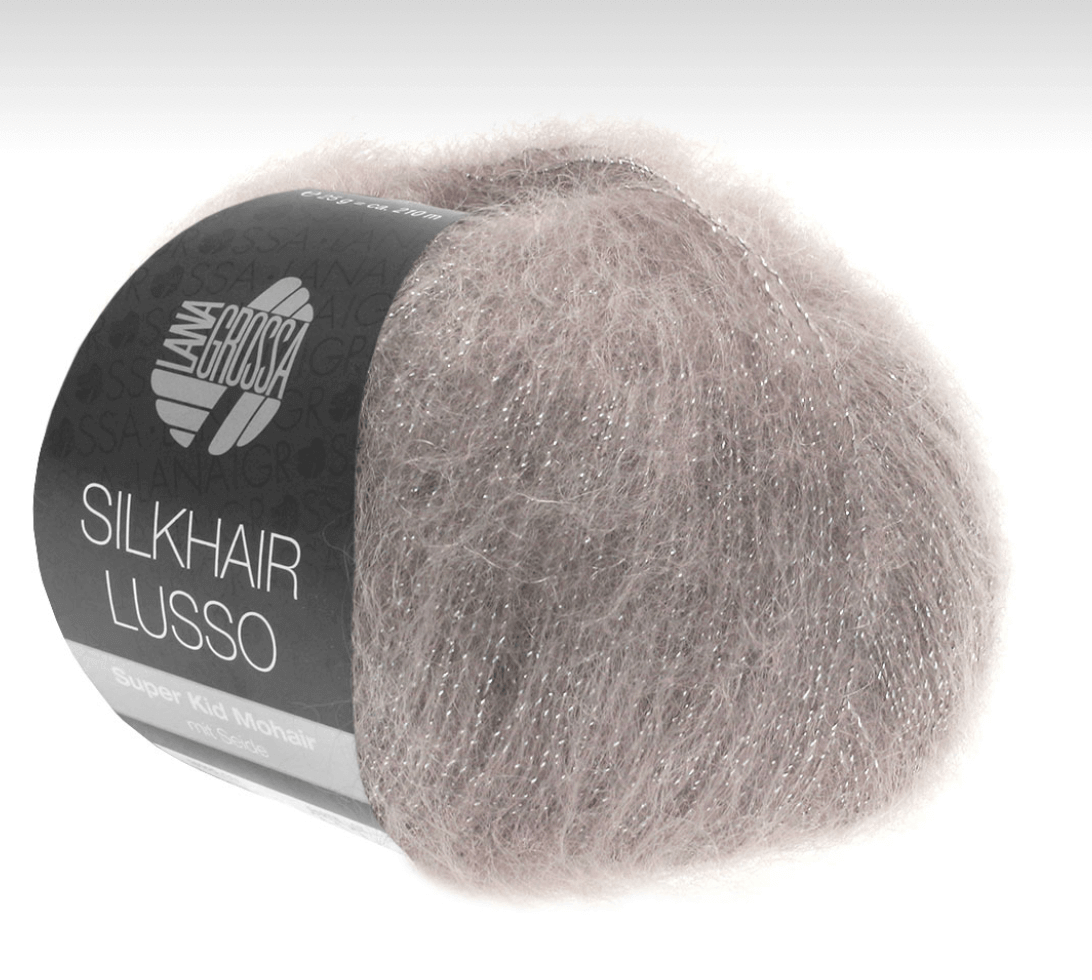 Lana Grossa Silk Hair Lusso 913 - Темно-коричневий