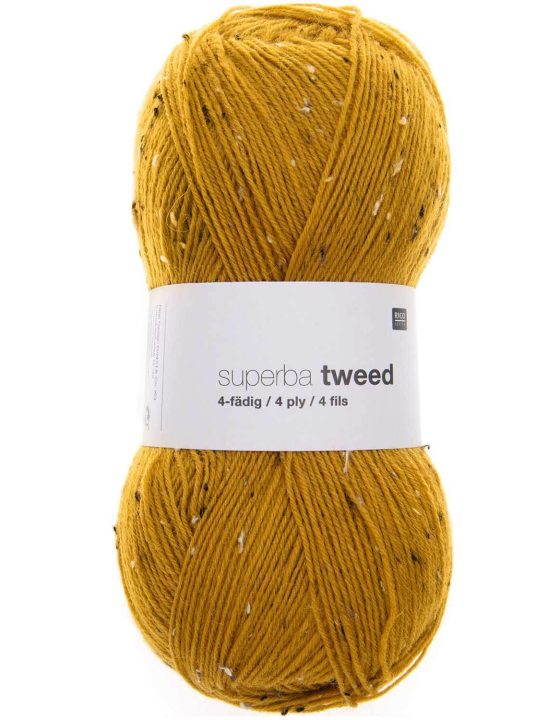 Rico Superba Tweed 4 ply 04 - Гірчиця