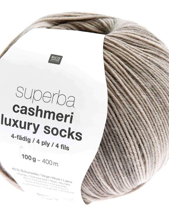 Rico Superba Cashmeri Luxury socks 4 013 - Cірий