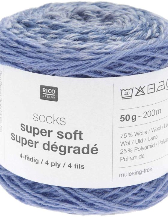 Rico Socks Super Soft Super Degrade 09-Блакитний