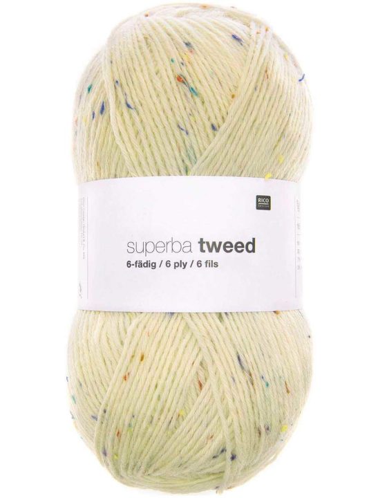 Rico Superba Tweed 6 01-Крем