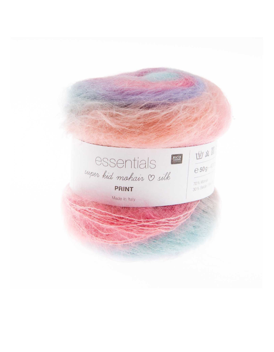 Rico Essentials Super Kid Mohair Loves Silk Print